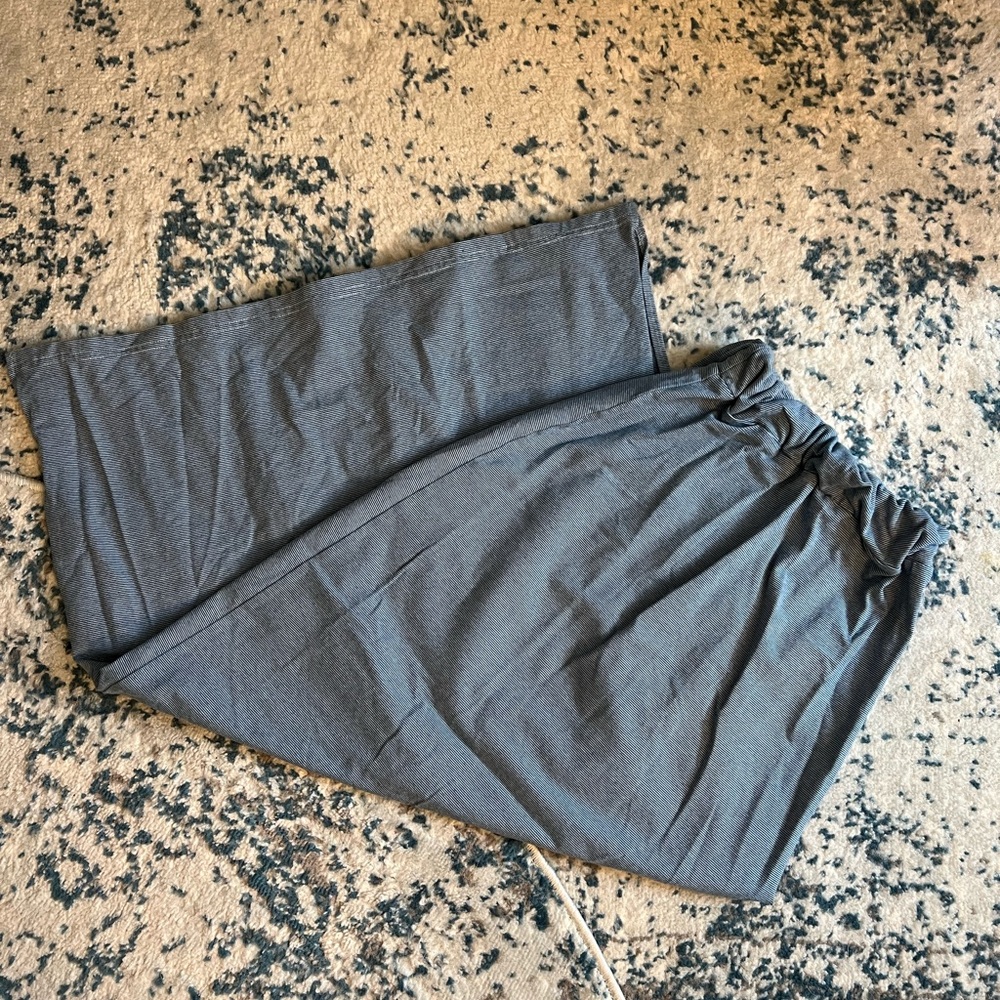 Patagonia cotton blue striped midi skirt size xs